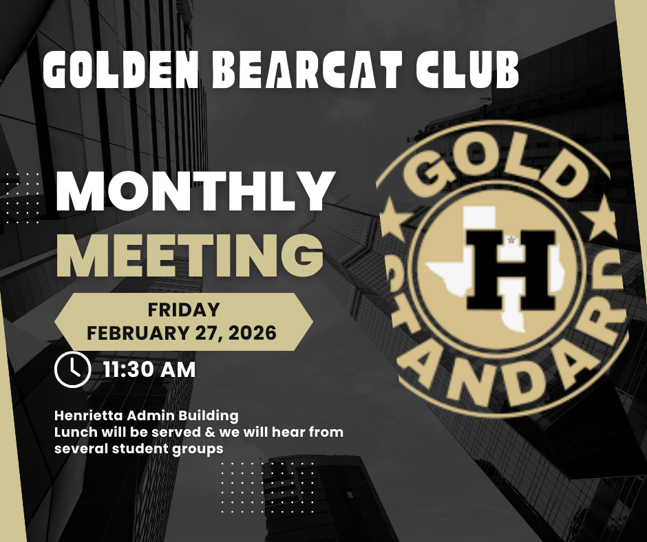 Golden Bearcat Club meeting - February 2026