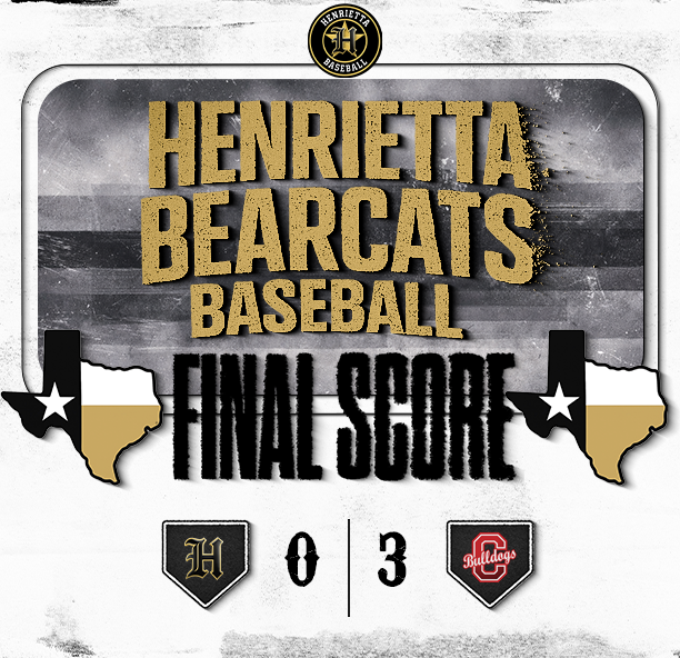 Henrietta Baseball | Final Scores   Game 1:  - Henrietta 1 - Petrolia 5   Game 2:  - Henrietta 0 - Cache (OK) 3   Opportunities were there, we didn’t capitalize. Learn from it. Fix it. Compete. #TPD