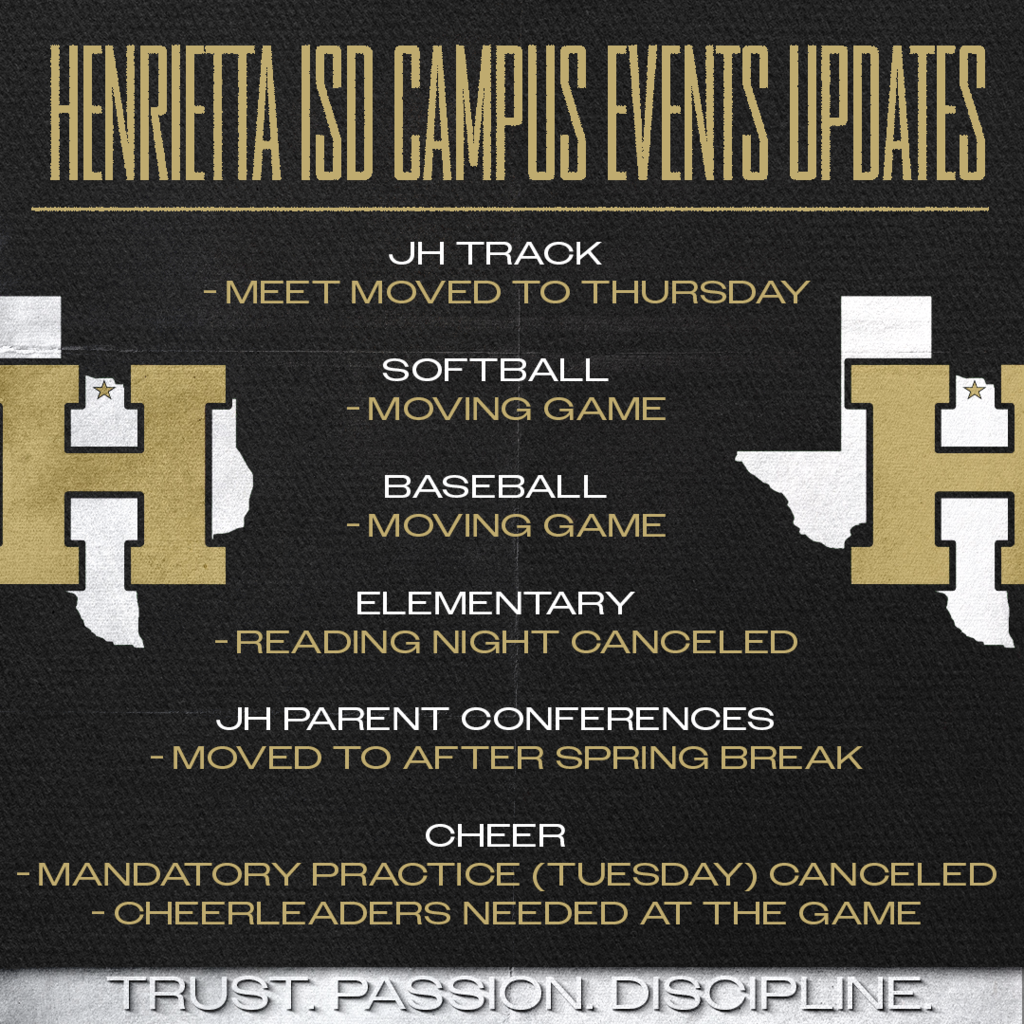 Tuesday March 3rd changes