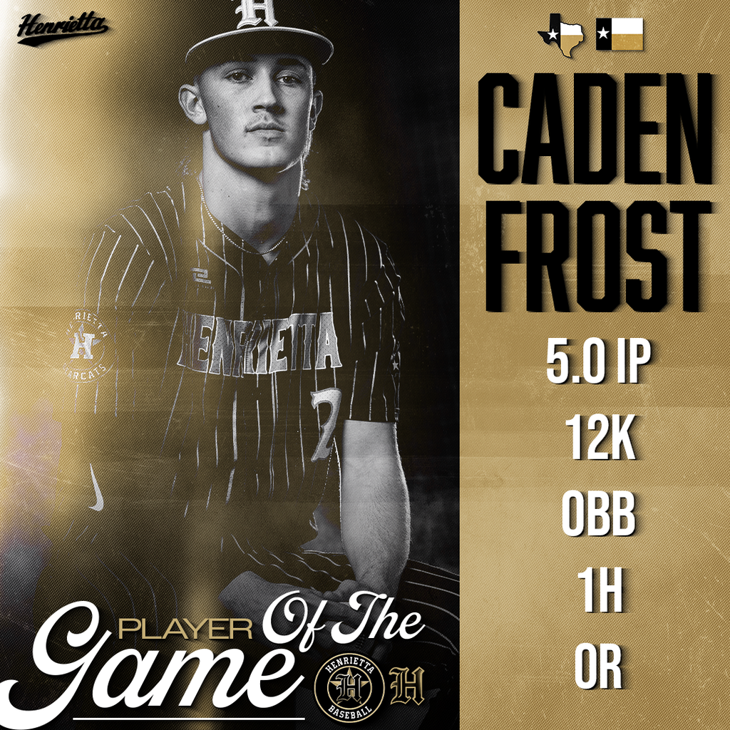 ⚾️ BEARCATS WIN DISTRICT OPENER  Varsity: Henrietta 6 | City View 0 JV: Henrietta 13 | City View 3  Less than 24 hours after wrapping up an incredible basketball season, the Bearcats get back to work and open district 1-0.  🔥 Player of the Game: Caden Frost 5.0 IP | 12 K | 0 BB | 1 H  Trust. Passion. Discipline. #TPD #267 #Bearcats