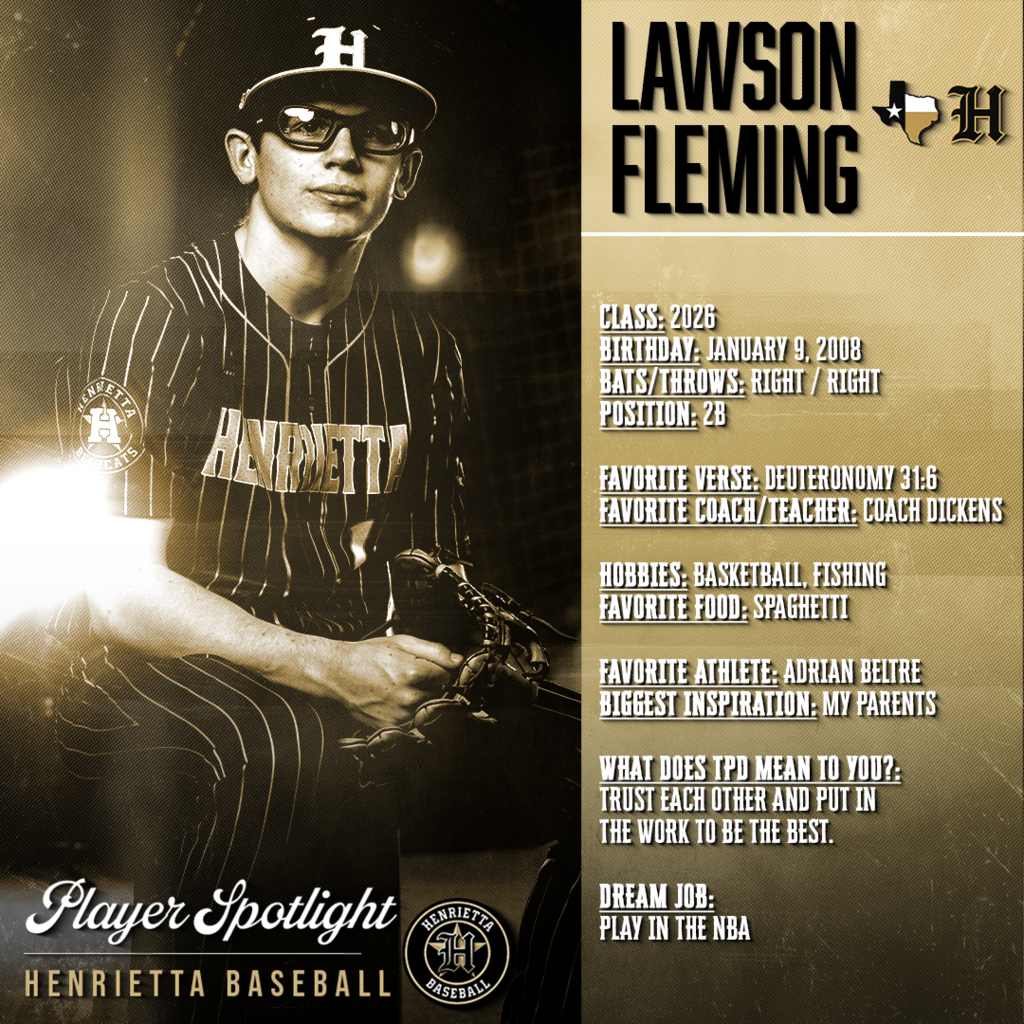 ⚾ HENRIETTA BASEBALL | PLAYER SPOTLIGHTS ⚾ 🎓 Class of 2026 Our seniors set the standard for what it means to represent Henrietta Baseball. Leadership, work ethic, and commitment to the program every single day. These guys continue to lead the way as we move through the season. 🔥 Trust. Passion. Discipline. #TPD #267