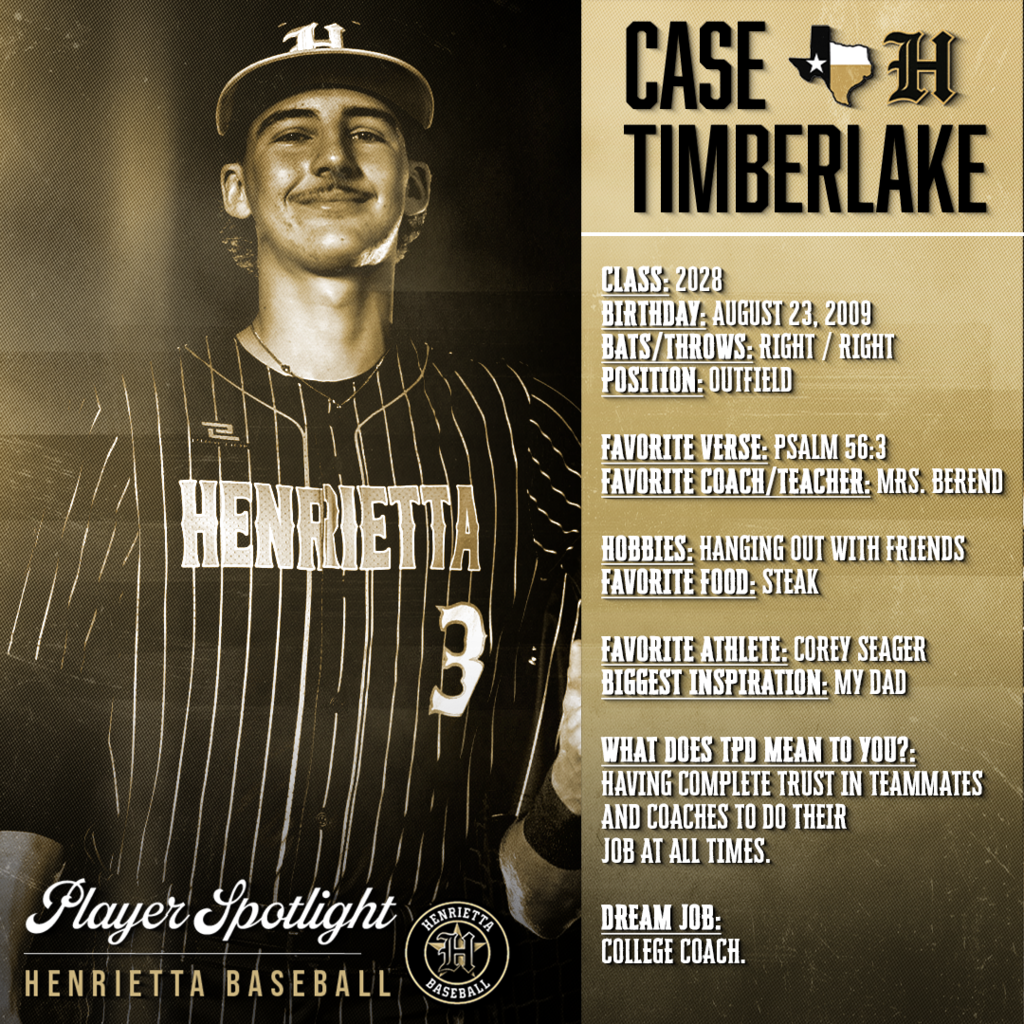 ⚾ HENRIETTA BASEBALL | PLAYER SPOTLIGHT ⚾ 🎓 Class of 2028 Our sophomores continue to grow and develop within the program while competing at a high level. The future of Henrietta Baseball continues to build through their work and dedication. 🔥 Trust. Passion. Discipline. #TPD #267