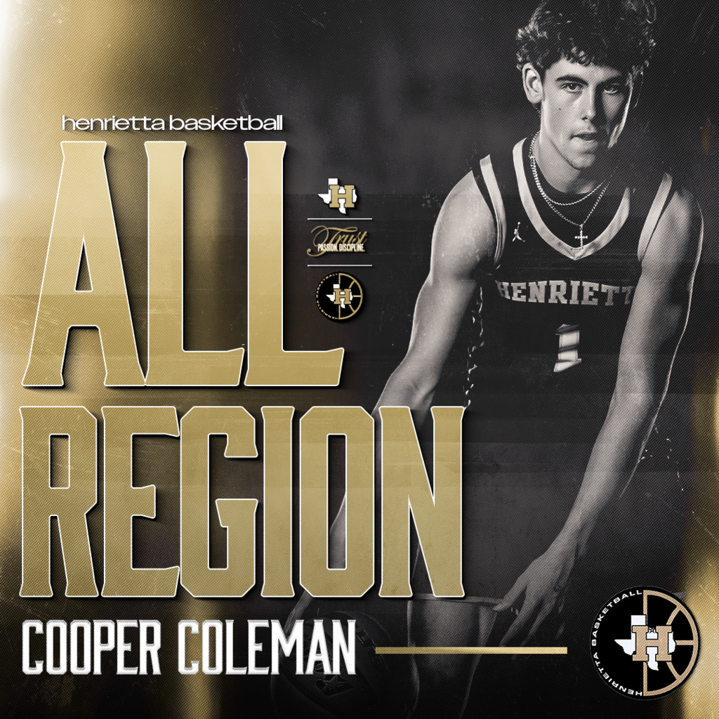🏀 HENRIETTA BASKETBALL | ALL-REGION 🏀  ⭐️ Cooper Coleman | TABC 3A All-Region  One of the best in the region. No debate.  Cooper’s impact went far beyond the stat sheet. Toughness, leadership, and a standard that never dropped. He showed up every day and competed the right way.  This honor is earned.  🔥 Toughest Team Wins | Trust. Passion. Discipline. #TPD 