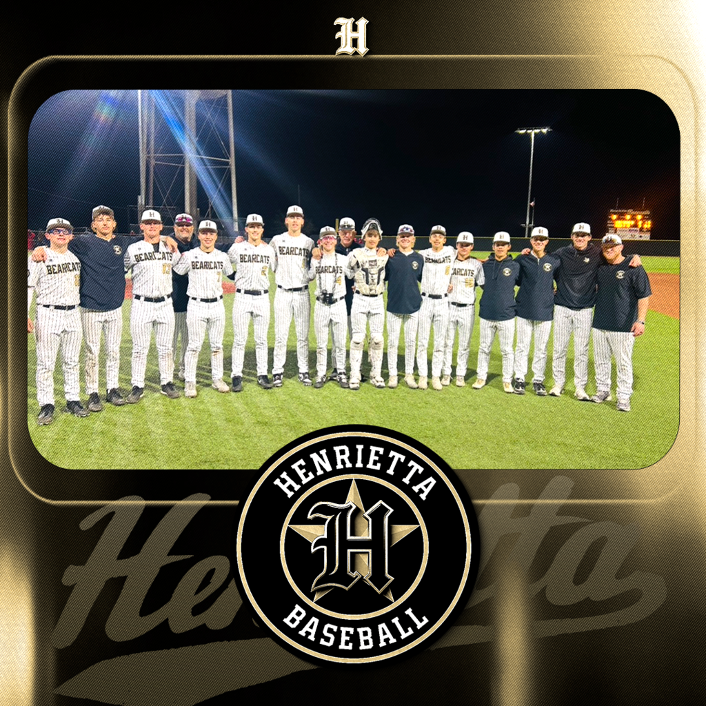 ⚾ HENRIETTA BASEBALL | Bearcats Win! ⚾  Down early. Stayed the course. Found a way.  This group doesn’t flinch when things get tough, they respond. Proud of the fight, the composure, and the way we kept competing until the last out. Great TEAM win!  JV battled all game and finished in a 9-9 tie.  🔥 Trust. Passion. Discipline. #TPD #267