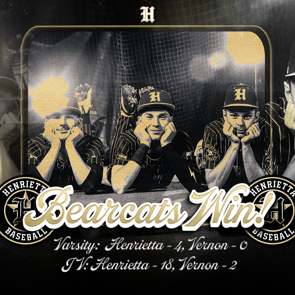 ⚾ Henrietta Baseball | Bearcats Win! ⚾  Solid night for the Cats. Handled business on both levels against Vernon.  VARSITY: 4-0 JV: 18-2  Kept it simple. Played it right. Back to work.  #TPD #267