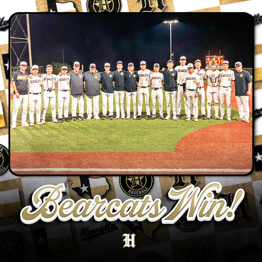 ⚾ Henrietta Baseball | Bearcats Win! ⚾  Solid night for the Cats. Handled business on both levels against Vernon.  VARSITY: 4-0 JV: 18-2  Kept it simple. Played it right. Back to work.  #TPD #267