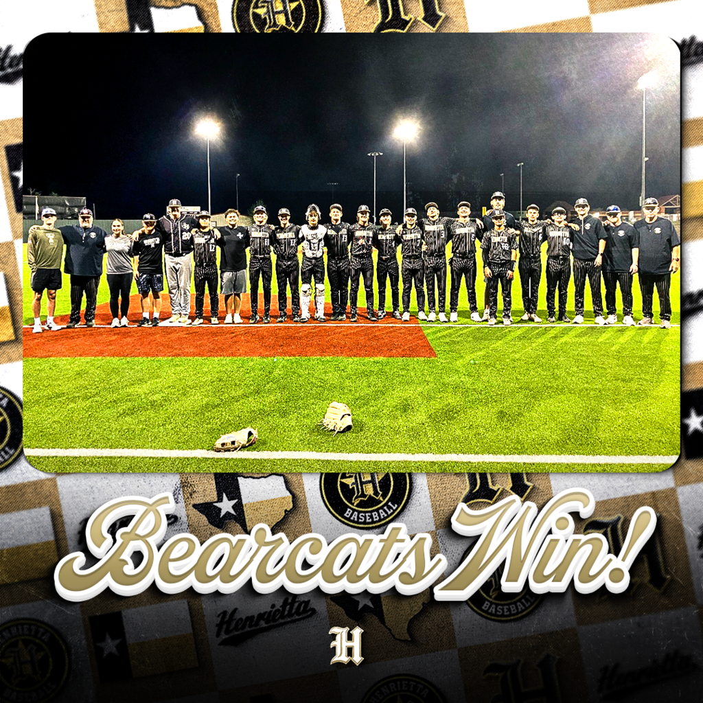 ⚾ HENRIETTA BASEBALL | BEARCATS WIN ⚾  Handled business. - Varsity: 4-2 - JV: 15-5 Complete night.  🔥 Trust. Passion. Discipline. #TPD #267