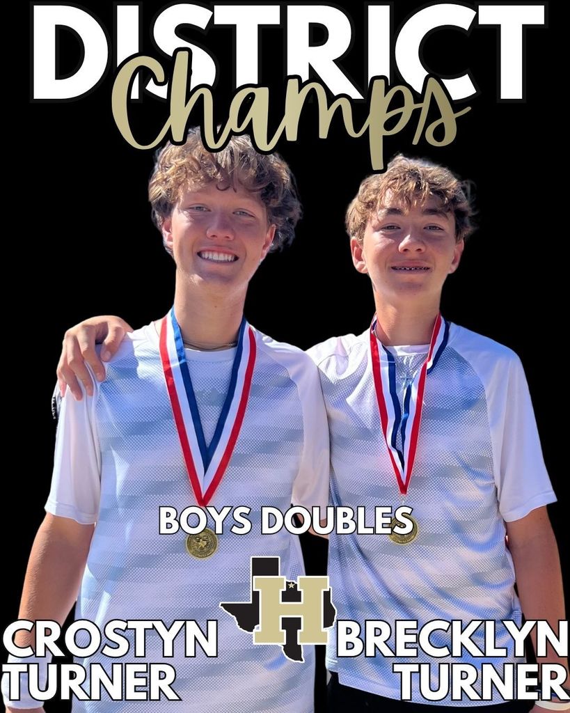 Two boys wearing white shirts with medals around their necks, standing close together with a black background.