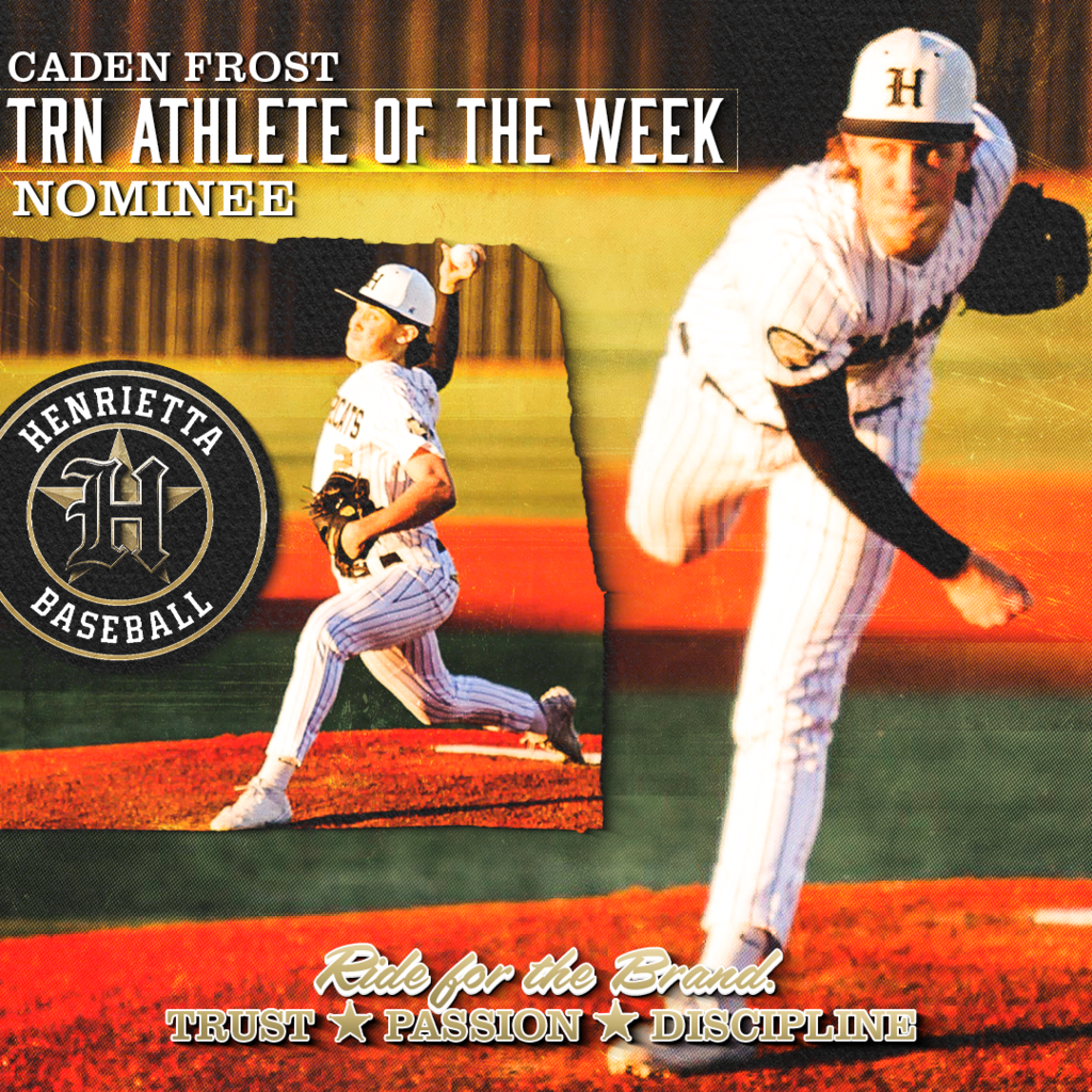 ⚾ HENRIETTA BASEBALL | ATHLETE OF THE WEEK ⚾ Caden Frost is up for TRN Athlete of the Week 🔥 Now it’s time for Bearcat Nation to show up. This isn’t just about stats… It’s about toughness. It’s about consistency. It’s about representing Henrietta the right way. 👉 Let’s take care of our own. 🗳️ VOTE HERE: https://www.timesrecordnews.com/story/sports/high-school/2026/04/06/wichita-falls-high-school-sports-athlete-of-the-week-march-30-april-4/89481367007/ Pack it out digitally the same way we do in person. Vote. Share. Repeat. 🔥 TRUST ★ PASSION ★ DISCIPLINE #TPD