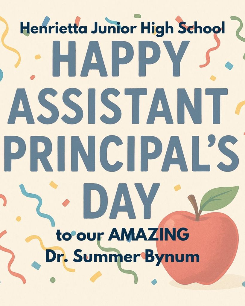 Happy Assistant Principal's Day to Dr. Summer Bynum!