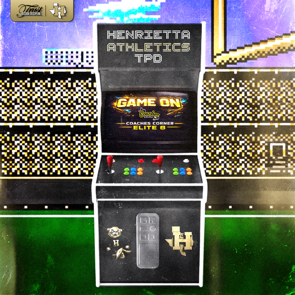 ⭐️ Coaches Corner - BIG SCHOOL ELITE 8 ⭐️ Henrietta… we’re on the big stage now. This isn’t just a vote; this is our community on display. We’ve shown we travel. We’ve shown we support. Now let’s show we’re the best all-around community in Texas. ⏳ Poll ends Friday at 8 PM — every vote counts. 👉 VOTE HERE: https://www.facebook.com/share/p/1CFv6MyACS/?mibextid=wwXIfr 🎥 COMMUNITY COACH CHALLENGE 🎥 This is where we separate. We’ve got coaches that can still go, now let’s SHOW it. 🏈 Throw it. Catch it. 🏀 Hit a 3. ⚾🥎 BP/throw/field. 🏃 Sprint/Hurdles. ⚽ Score a goal. 🏐 Serve/spike/dig. ⛳ Missile/long putt/chip. 💥 Each coach video = +10 points 🙏 Huge shoutout to Coaches Corner for everything they do for Texas educators, student-athletes, and communities. We appreciate platforms that highlight what makes small towns and big hearts special. Henrietta doesn’t just compete… we bring the whole town with us. Let’s flood it. Let’s show out. Let’s win it. 🔥 Trust. Passion. Discipline. 🔥 #TPD