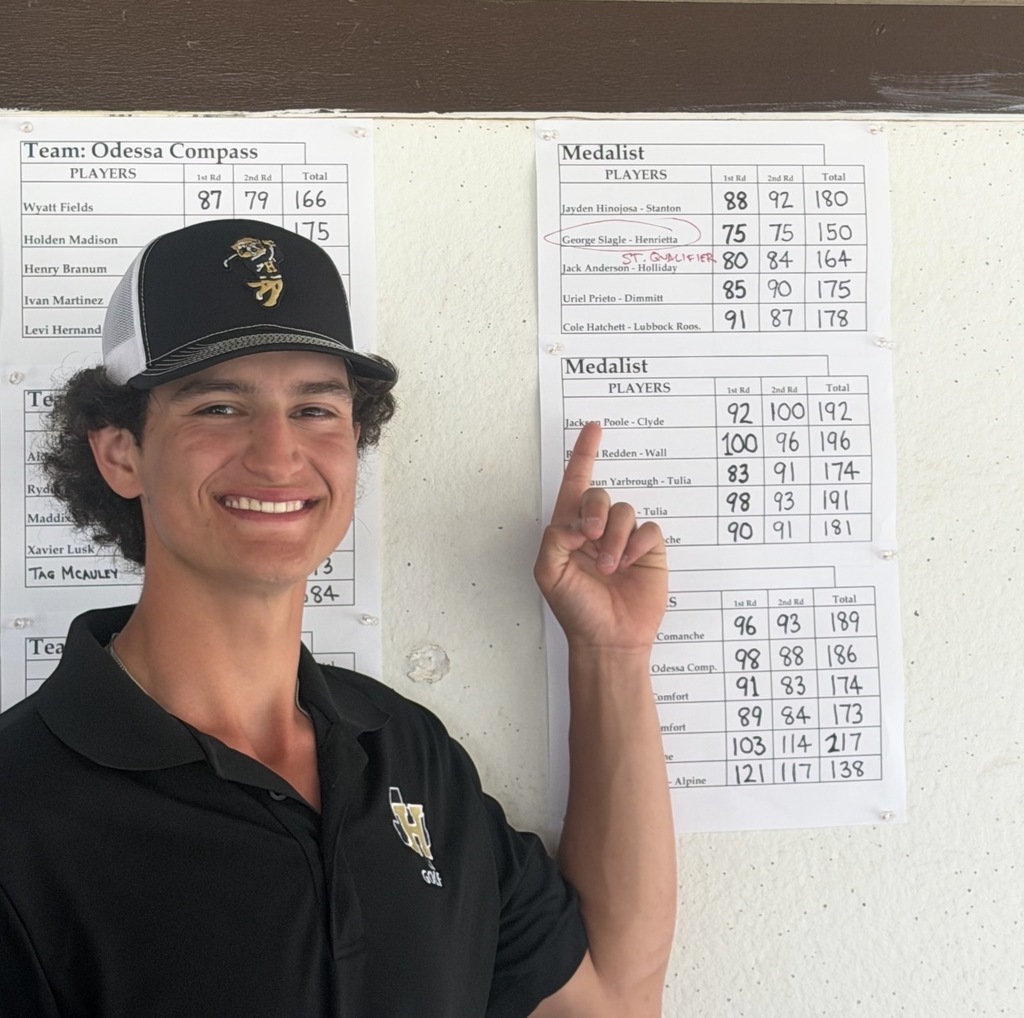 🏌️‍♂️Henrietta Golf | STATE BOUND George Slagle punched his ticket to Austin!  Back-to-back 75s. 4th Place at Regionals. Now it’s time to compete with the best in Texas. Congratulations, George!  📍 State Tournament – Austin 🗓 April 27–28  🔥Trust. Passion. Discipline. 🔥 #TPD