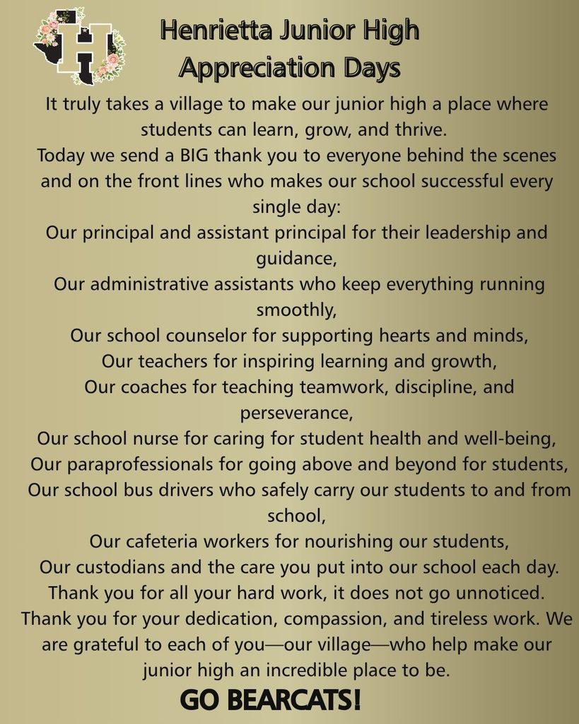 HJH Appreciation Days