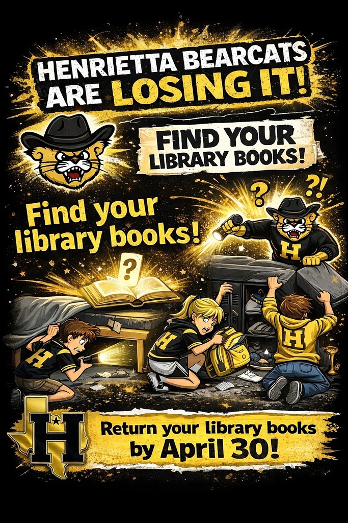 Return library books by April 30