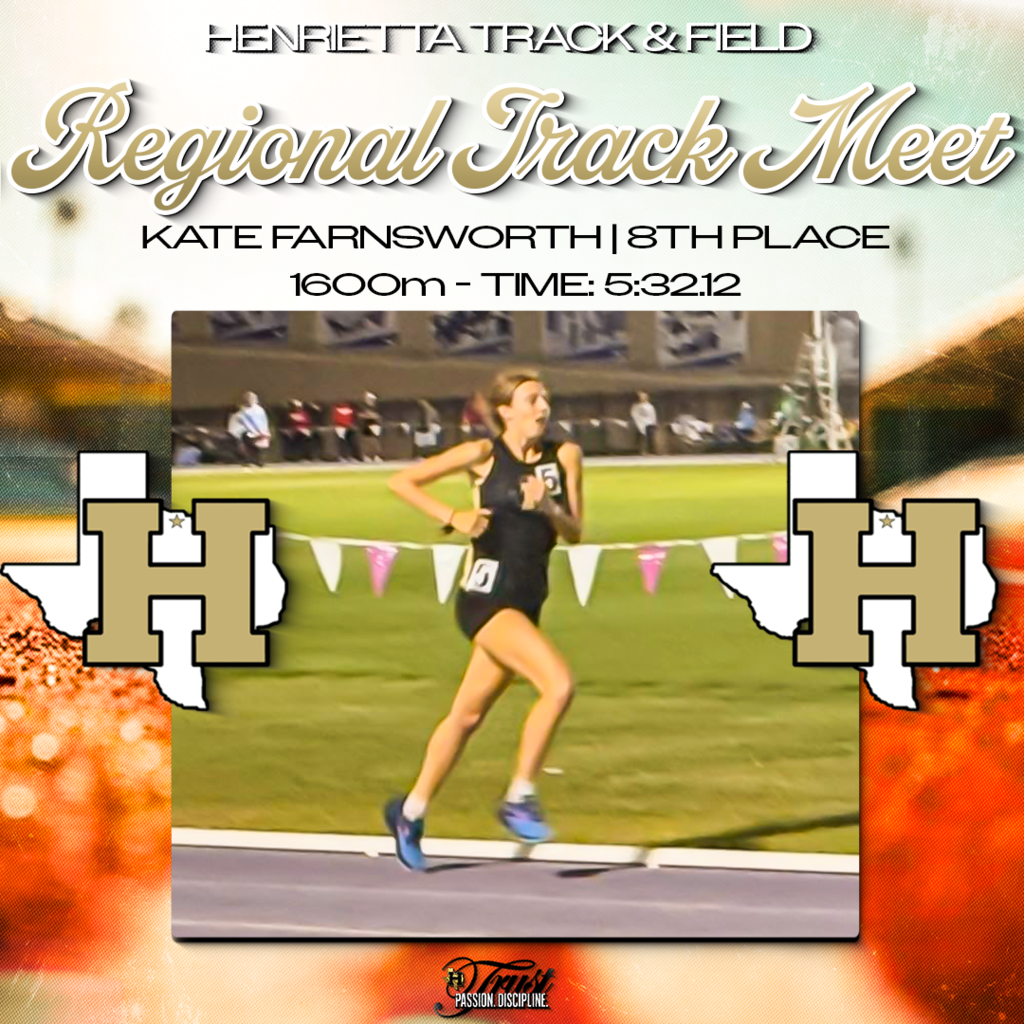 🔥 REGIONAL TRACK MEET 🔥  Built different. Competed different. Represented DIFFERENT.  Kate Farnsworth 1600m | 8th Place | 5:32.12 ➡️ A season full of grit. Nothing but respect.  Congrats on a great year!  Ella Klyn 🏆 200m REGIONAL CHAMP | 24.4 (STATE QUALIFIER) 🏆 100m REGIONAL CHAMP | 11.89 (STATE QUALIFIER) ➡️ Speed. Power. DOMINANCE.  TEAM RESULT: ➡️ 9th out of 35 teams… with ONLY TWO competitors. Let that sink in.  That’s heart. That’s pride. That’s LADY CAT TRACK.  Go show the state what Henrietta is about, Ella. We’re rolling with you. 💨  #TPD