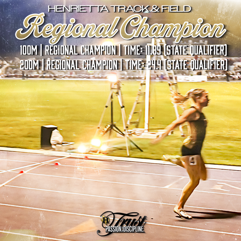 🔥 REGIONAL TRACK MEET 🔥  Built different. Competed different. Represented DIFFERENT.  Kate Farnsworth 1600m | 8th Place | 5:32.12 ➡️ A season full of grit. Nothing but respect.  Congrats on a great year!  Ella Klyn 🏆 200m REGIONAL CHAMP | 24.4 (STATE QUALIFIER) 🏆 100m REGIONAL CHAMP | 11.89 (STATE QUALIFIER) ➡️ Speed. Power. DOMINANCE.  TEAM RESULT: ➡️ 9th out of 35 teams… with ONLY TWO competitors. Let that sink in.  That’s heart. That’s pride. That’s LADY CAT TRACK.  Go show the state what Henrietta is about, Ella. We’re rolling with you. 💨  #TPD