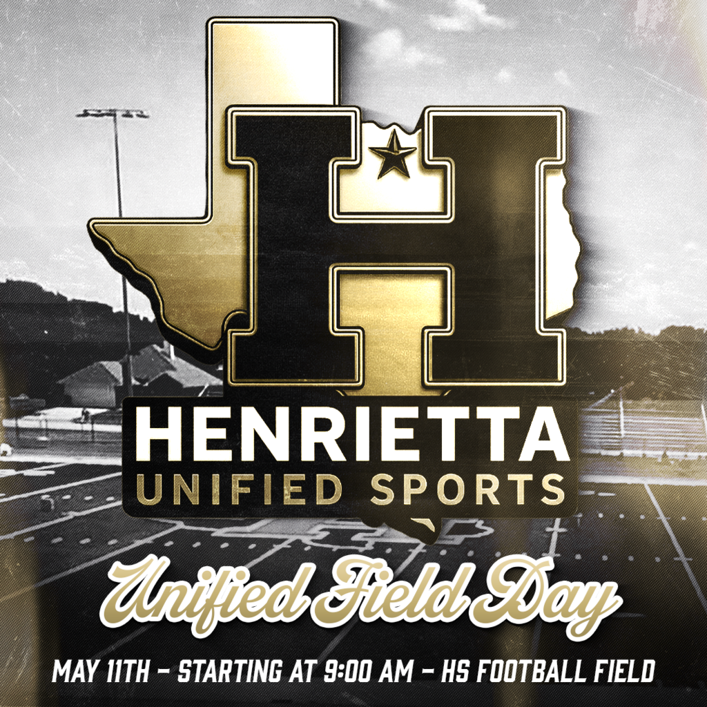  HENRIETTA UNIFIED FIELD DAY   Join us for a day centered around teamwork, encouragement, inclusion, and FUN at Bearcat Stadium!  Our students and volunteers will take part in games, activities, station rotations, awards, and more as we celebrate what makes Bearcat Nation special.  📍 Henrietta Bearcat Stadium 📅 May 11th ⏰ Events Begin at 9:00 AM  Community members, parents, and supporters are welcome to come out and cheer on all participants throughout the day!  ⭐ Schedule Highlights ⭐ 🏃 Station Rotations | 9:00 AM–10:45 AM 🏅 Awards Ceremony | 10:45 AM–11:00 AM 🌭 Lunch | 11:00 AM–12:00 PM 🎉 Bounce Houses & Afternoon Activities | 12:00 PM–2:00 PM  Let’s pack the stadium with positivity, encouragement, and Bearcat spirit for an unforgettable day! 💛  #TPD #UnifiedSports 