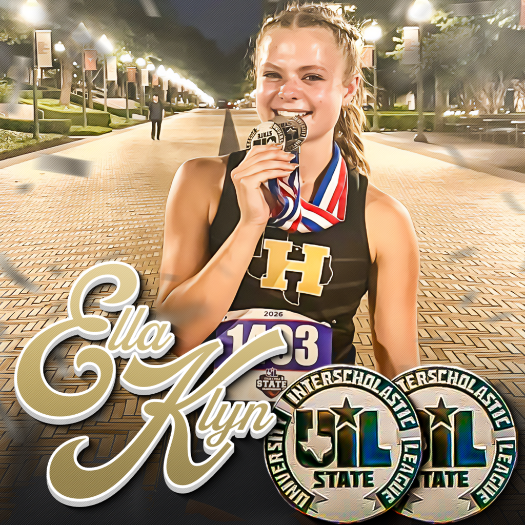HENRIETTA… MAKE SOME NOISE FOR ELLA KLYN. 🥈🥈⚡️ The Flash just went to the biggest stage in Texas and came home a 2X UIL STATE SILVER MEDALIST in the 100M and 200M. AND… broke the SCHOOL RECORD in the 200M with a 24.05 PR! The work. The pressure. The sacrifice. The standard. Ella represented Henrietta with toughness, class, and heart every single step of the way. We could not be more proud of the competitor and young woman she is becoming. STATE SILVER x2. Forever etched in Henrietta history. #TPD