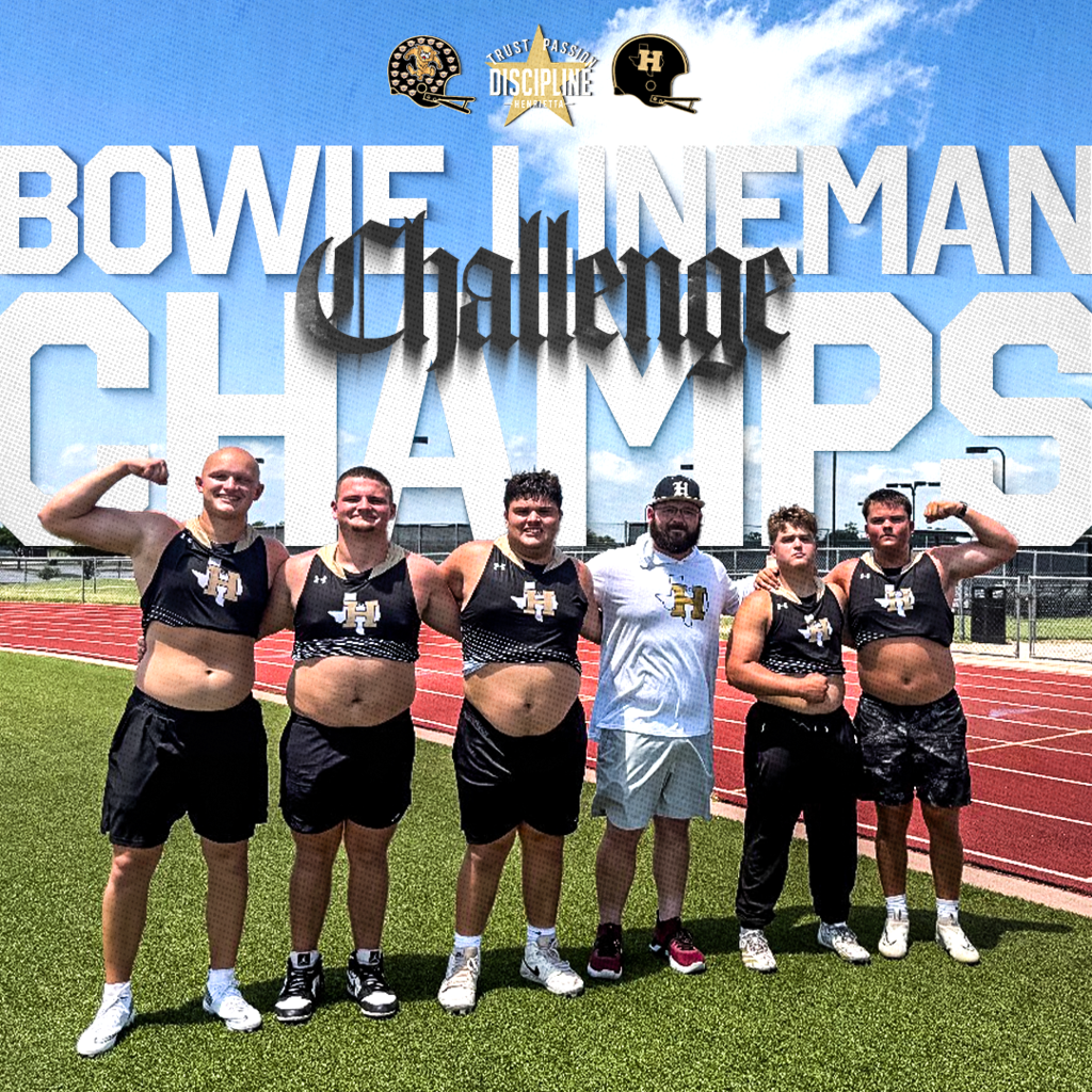 A little late, but still worth celebrating. 💪  Our Bearcat big men won the Bowie Lineman Challenge Championship on Thursday! 🏆 Proud of the way these guys competed and represented Henrietta.  Now it's back to work. ⏰ Summer Workouts resume tomorrow at 8:00 AM.  #TPD 
