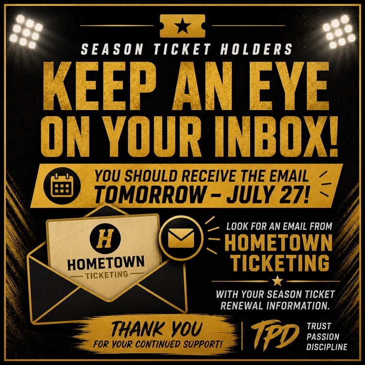Season Ticket Renewal Reminder