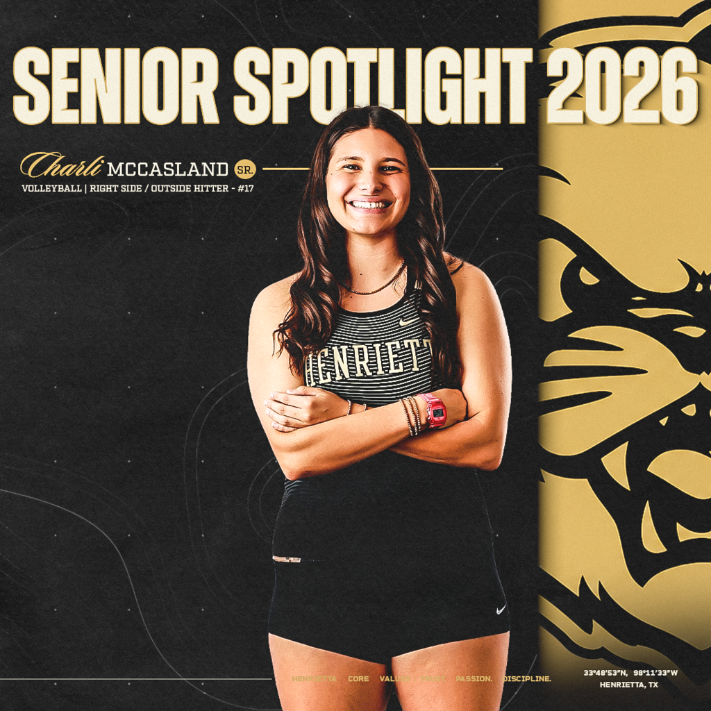 🏐 CHARLI MCCASLAND 🐾 SENIOR SPOTLIGHT | CHARLI McCASLAND Next up in our 2026 Senior Spotlight Series is #17, Charli McCasland! Charli’s answers say a lot about who she is — work hard when no one is watching, don’t quit when things get hard, and always be there for your teammates. She also shares the impact her mom and teammates have had on her journey as a Lady Cat. Her message is simple: “Be the one.” 🖤💛 Enjoy every moment of your senior season, #17! #TPD | #LCVB