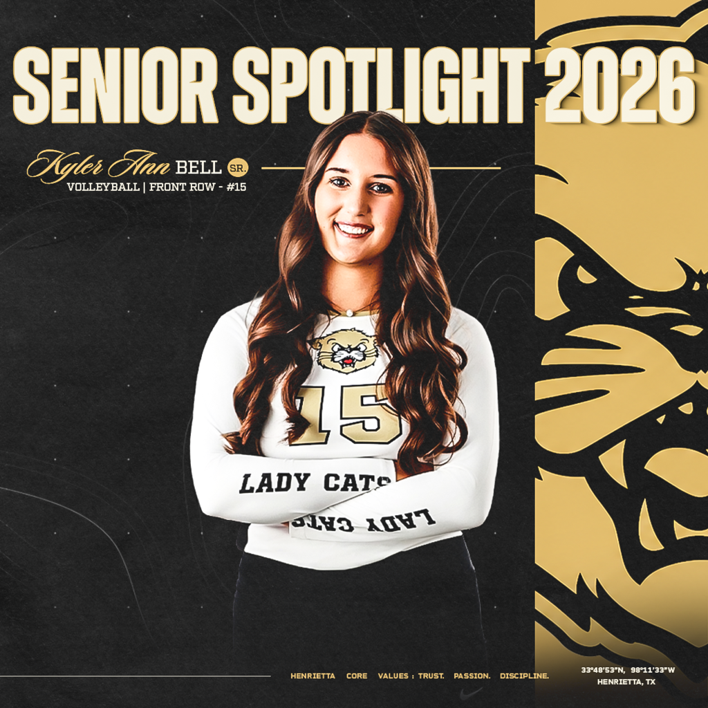 🐾 SENIOR SPOTLIGHT | KYLER ANN BELL Next up in our 2026 Senior Spotlight Series is #15, Kyler Ann Bell! Kyler’s answers reflect what being a Ladycat is all about, showing up for others, learning from your mistakes, communicating, and continuing to push through when things get tough. She credits her parents, teammates, and coaches for helping shape the person and athlete she is today. Her reminder to Bearcat & Ladycat Nation: No matter how hard things get, keep pushing through, do your best, and always turn to God. 🖤💛 Enjoy every moment of your senior season, #15! #TPD | #LCVB