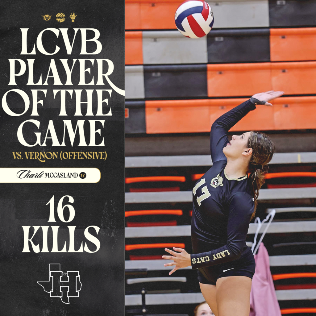 🔥 Offensive Player of the Game — Charli McCasland 🏐 LCVB OFFENSIVE PLAYER OF THE GAME | vs. VERNON Charli McCasland #17 led the Ladycat attack against Vernon with a big night at the net! 🔥 16 Kills Another strong performance from #17. Way to bring it, Charli! 🖤💛 #TPD | #LCVB