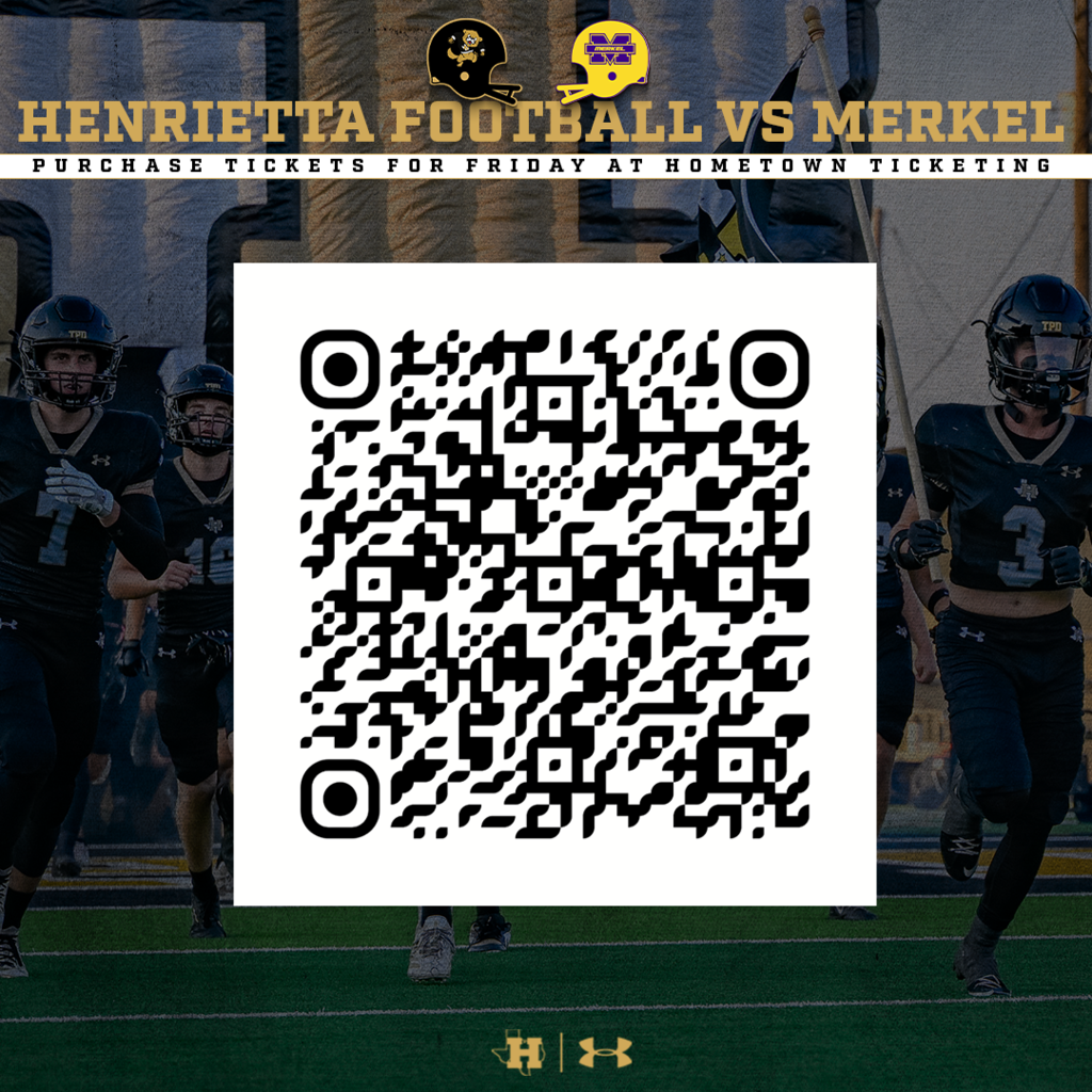 🏐🏈 A BIG FRIDAY FOR HENRIETTA ATHLETICS! The Ladycats take on Bowie, and Bearcat Football battles the Merkel Badges this Friday! 🎟️ Volleyball tickets may be purchased through the link below or by scanning the QR code on the volleyball graphic: LINK: https://events.hometownticketing.com/boxoffice/henriettaisd/L2VtYmVkL2FsbA%3D%3D Football ticket information is available by scanning the QR code on the football graphic or the link below: LINK: https://events.hometownticketing.com/boxoffice/henriettaisd/L2VtYmVkL2FsbA%3D%3D Make your Friday plans early, grab your tickets, and come support our Bearcats and Ladycats! #TPD