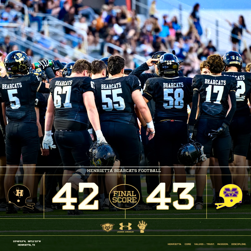🏈 FINAL SCORE Henrietta - 42 | Merkel - 43 #TPD | #HenriettaFB