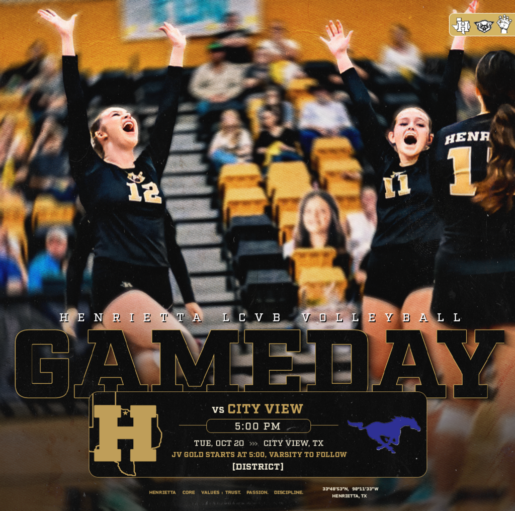 🏐 LCVB | DISTRICT GAMEDAY  The Ladycats are on the road Tuesday for a district matchup with City View! 🖤💛  🆚 City View 📅 Tuesday, October 20th 🏐 JV Gold |  5:00 PM 🏐 Varsity | Following JV 📍 City View, TX  Time to compete and bring the energy. Go Ladycats!  #TPD | #LCVB
