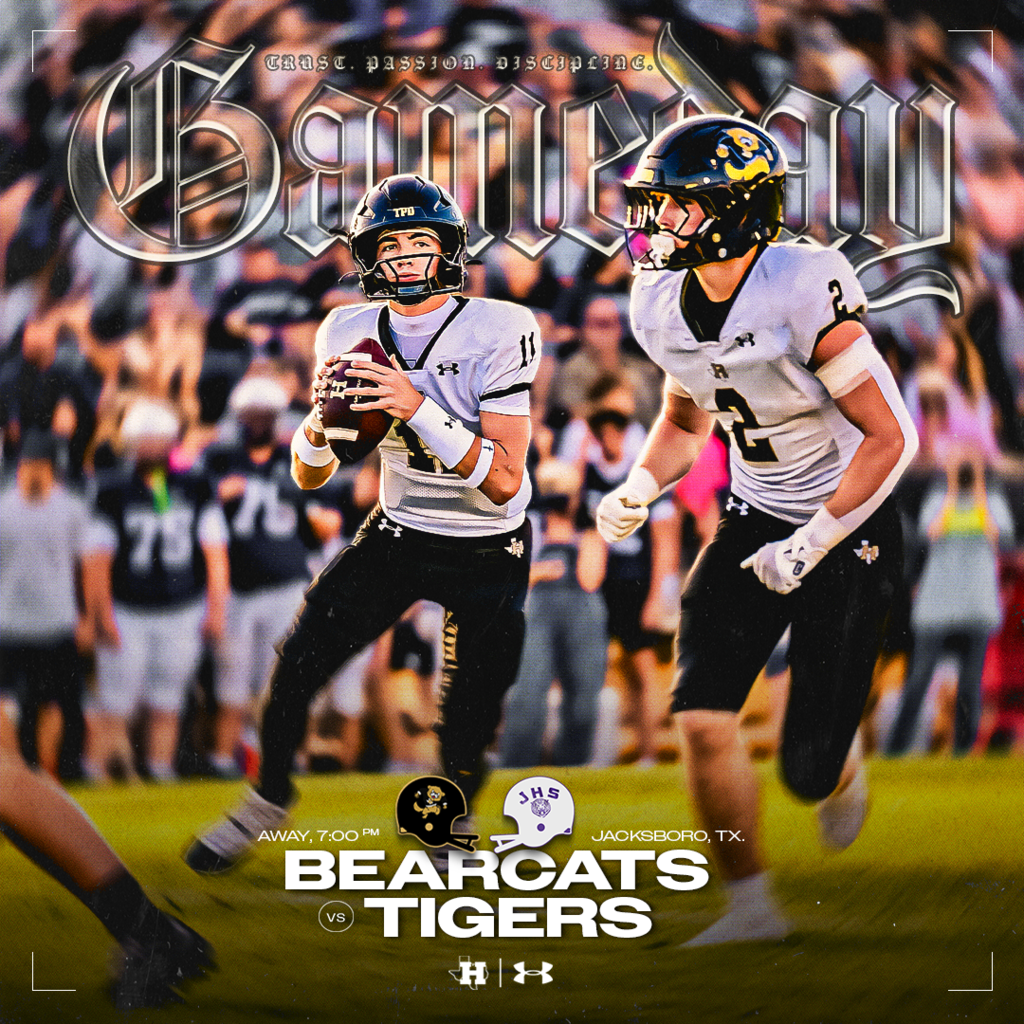 🏈 GAMEDAY | Henrietta FB District road trip. Henrietta at Jacksboro. 7:00 PM | Jacksboro, TX TRUST. PASSION. DISCIPLINE. #TPD | #HenriettaFB
