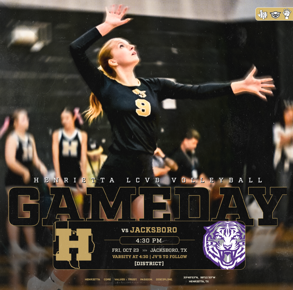🏐 LCVB | FINAL GAMEDAY  One more time for our Ladycats. 🔥  LCVB closes out the season TODAY at Jacksboro. Come out, support these ladies, and help us finish the year with a great crowd!  Varsity | 4:30 PM JV | Following Varsity 📍 Jacksboro, TX  Then stick around in Jacksboro and head over to Tiger Stadium as Bearcat Football kicks off at 7:00 PM!  #TPD | #LCVB