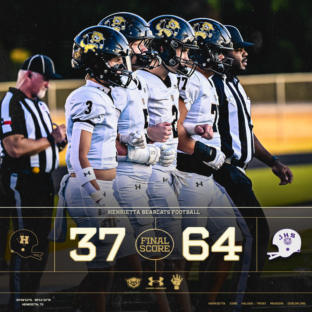 🏈 FINAL | HENRIETTA 37, JACKSBORO 64 #TPD | #HenriettaFB