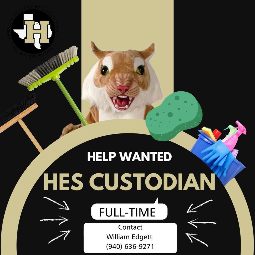 HES Help Wanted - Custodian