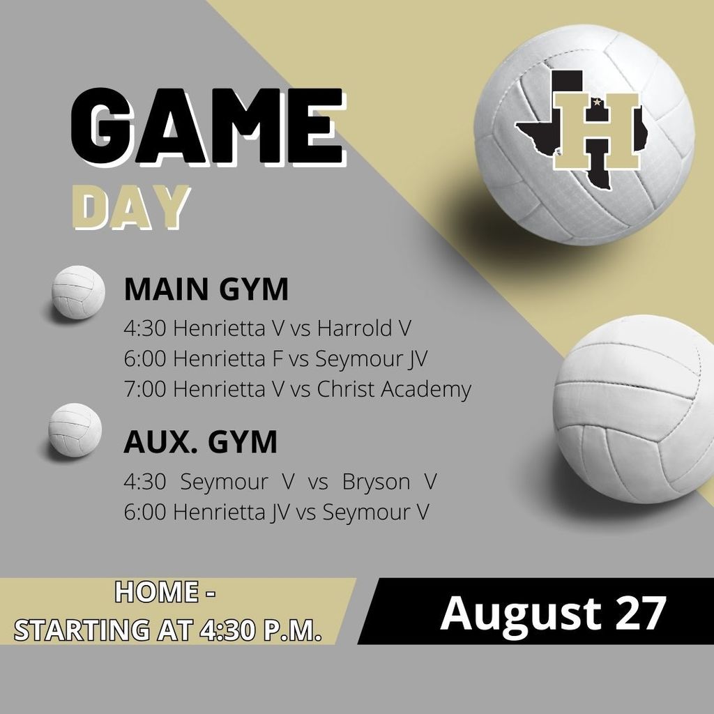 August 27 - Game Day