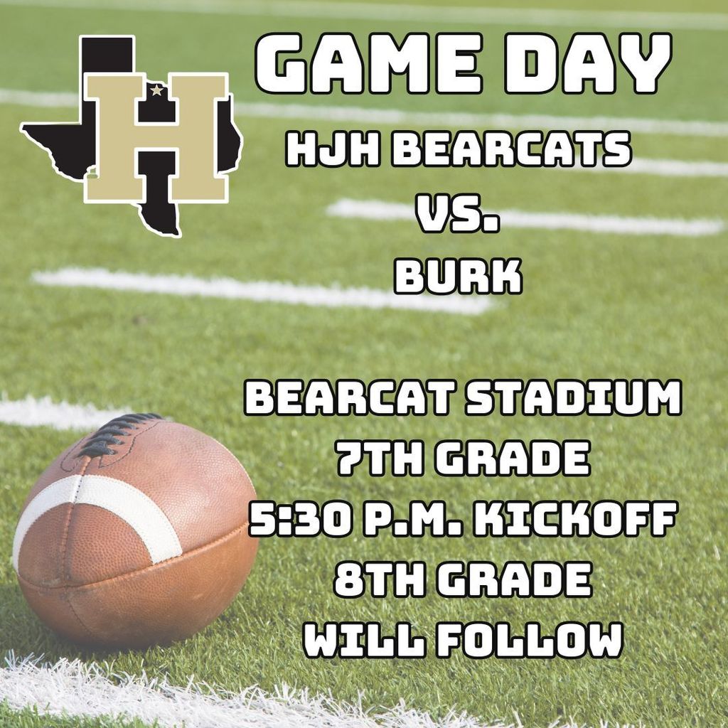 HJH Vs Burk 5:30 kickoff