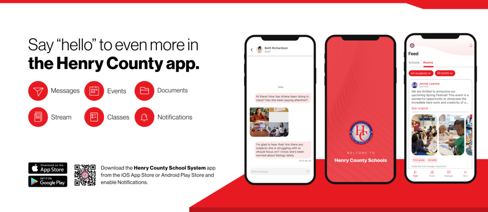 Henry County Mobile App Flyer