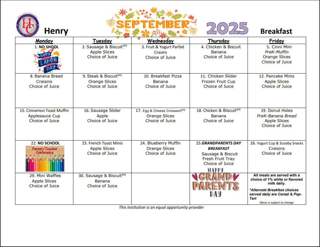 September Breakfast