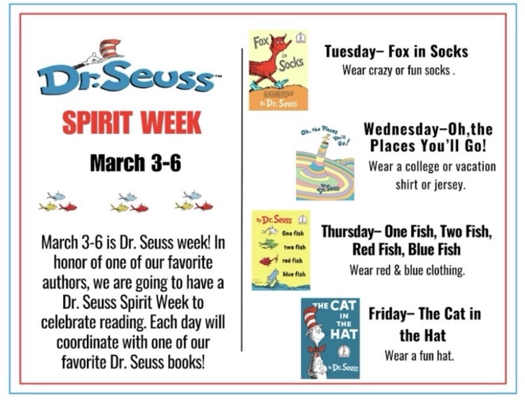 Read Across America Spirit Week 