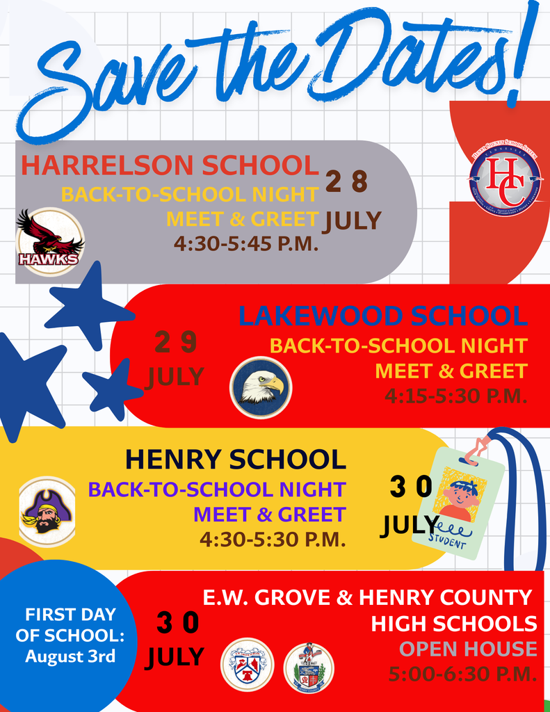 Save the Dates!