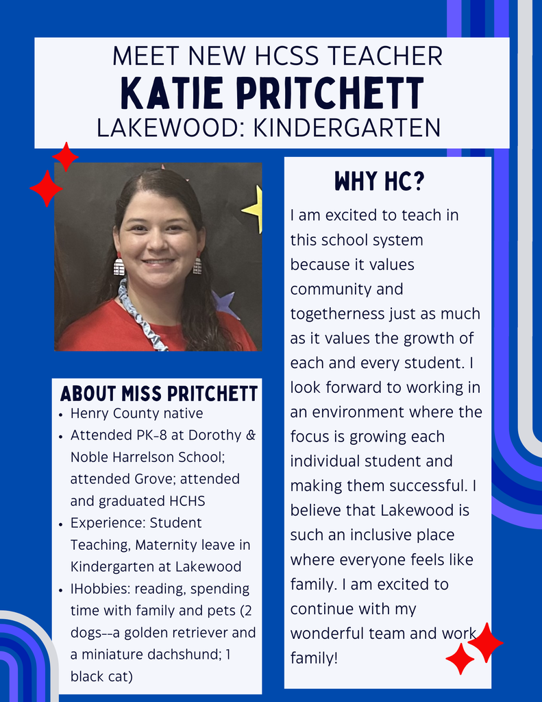 Welcome to HCSS, Miss Pritchett!