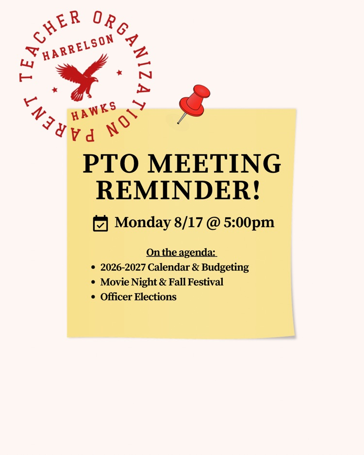 PTO Meeting Reminder