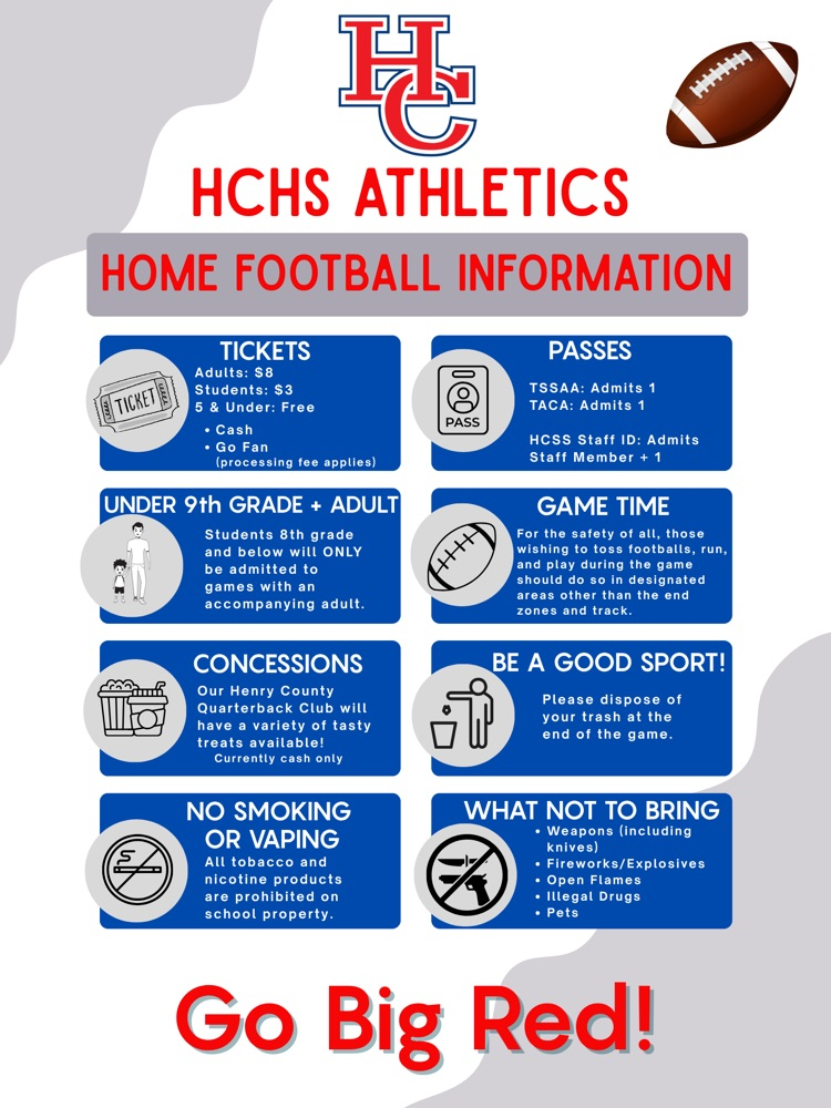 HCHS Football Procedures