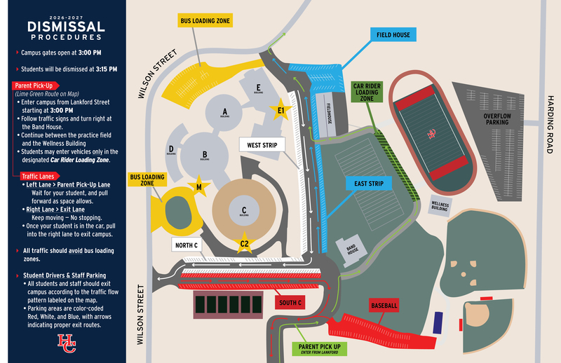 arrival and dismissal map