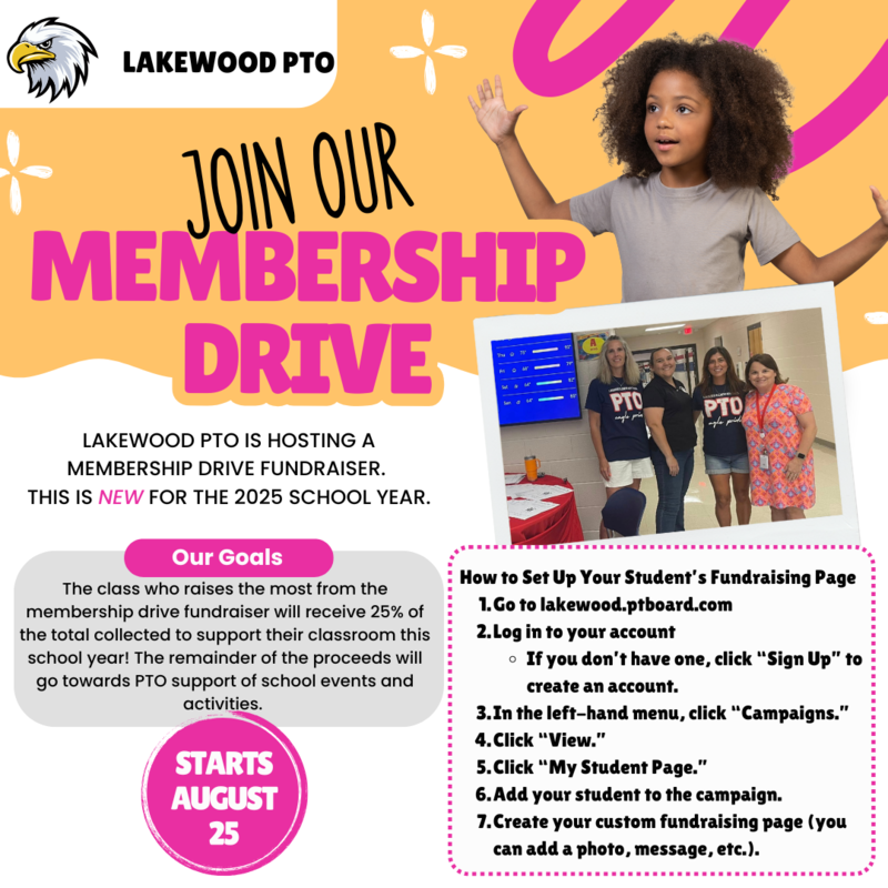 PTO Membership Drive