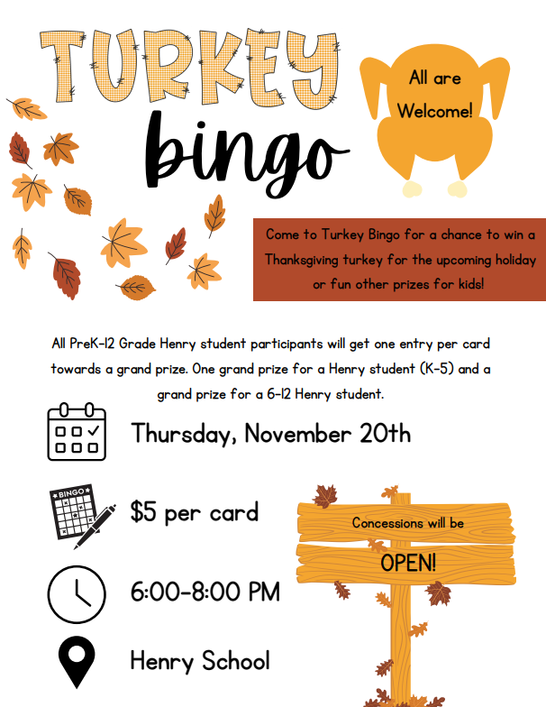 Turkey Bingo