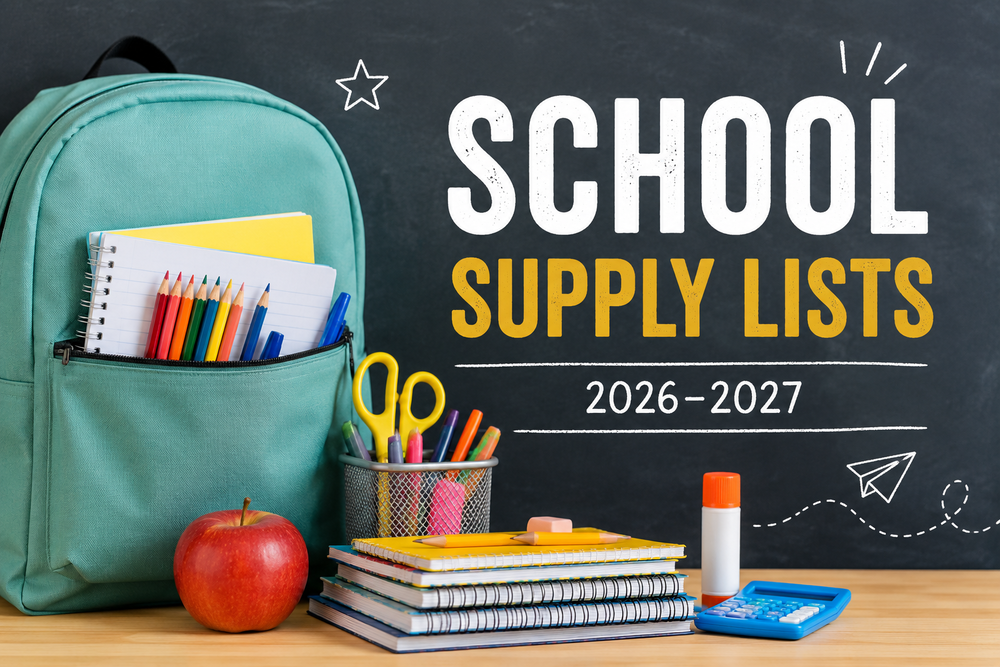 School supply lists