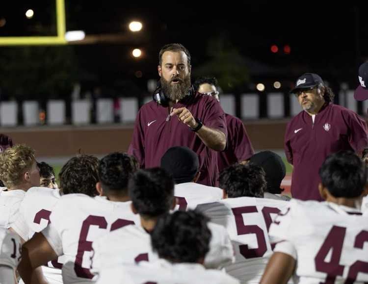 Coach Medley addresses team