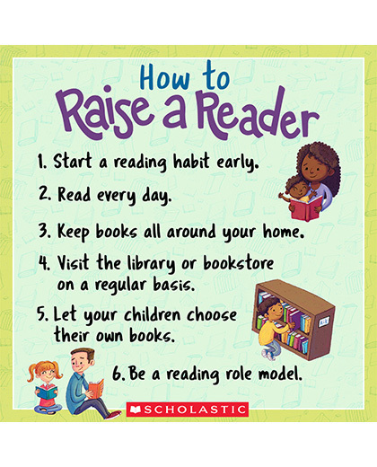 How to Raise a Reader graphic