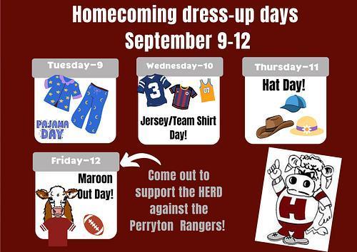 Homecoming 2024-2025_Aikman Dress Up Days